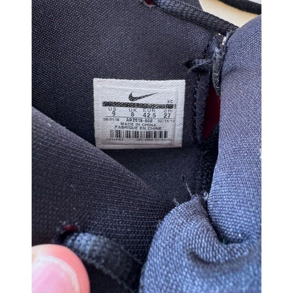 Nike Kyrie 5 Black & Red Basketball Shoes Size 9 Mens Mesh Upper Lace-Up Design - Picture 6 of 7